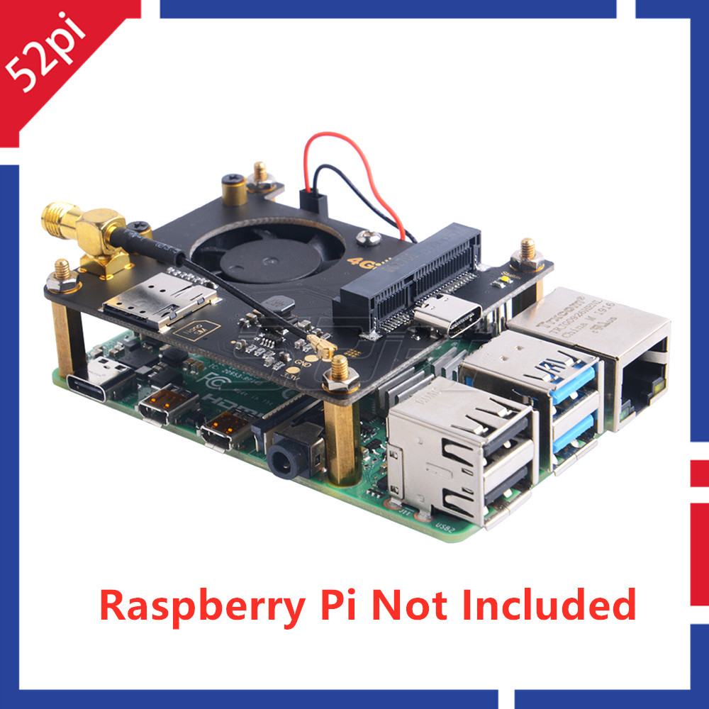 52Pi Raspberry Pi 3G 4G Hat Ин – обзор и цена Deskpi Super6C