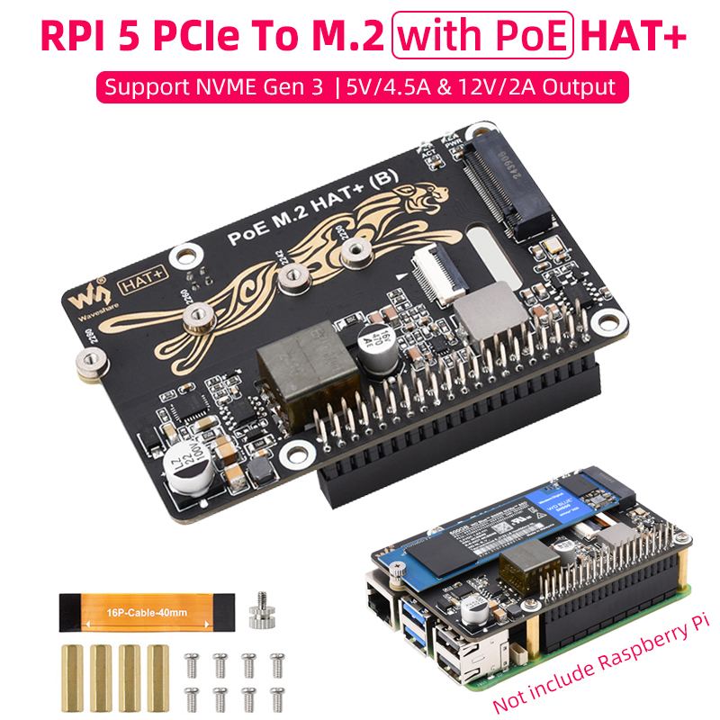 Raspberry Pi 5 PCIe To M.2 с P – обзор и цена Deskpi Super6C